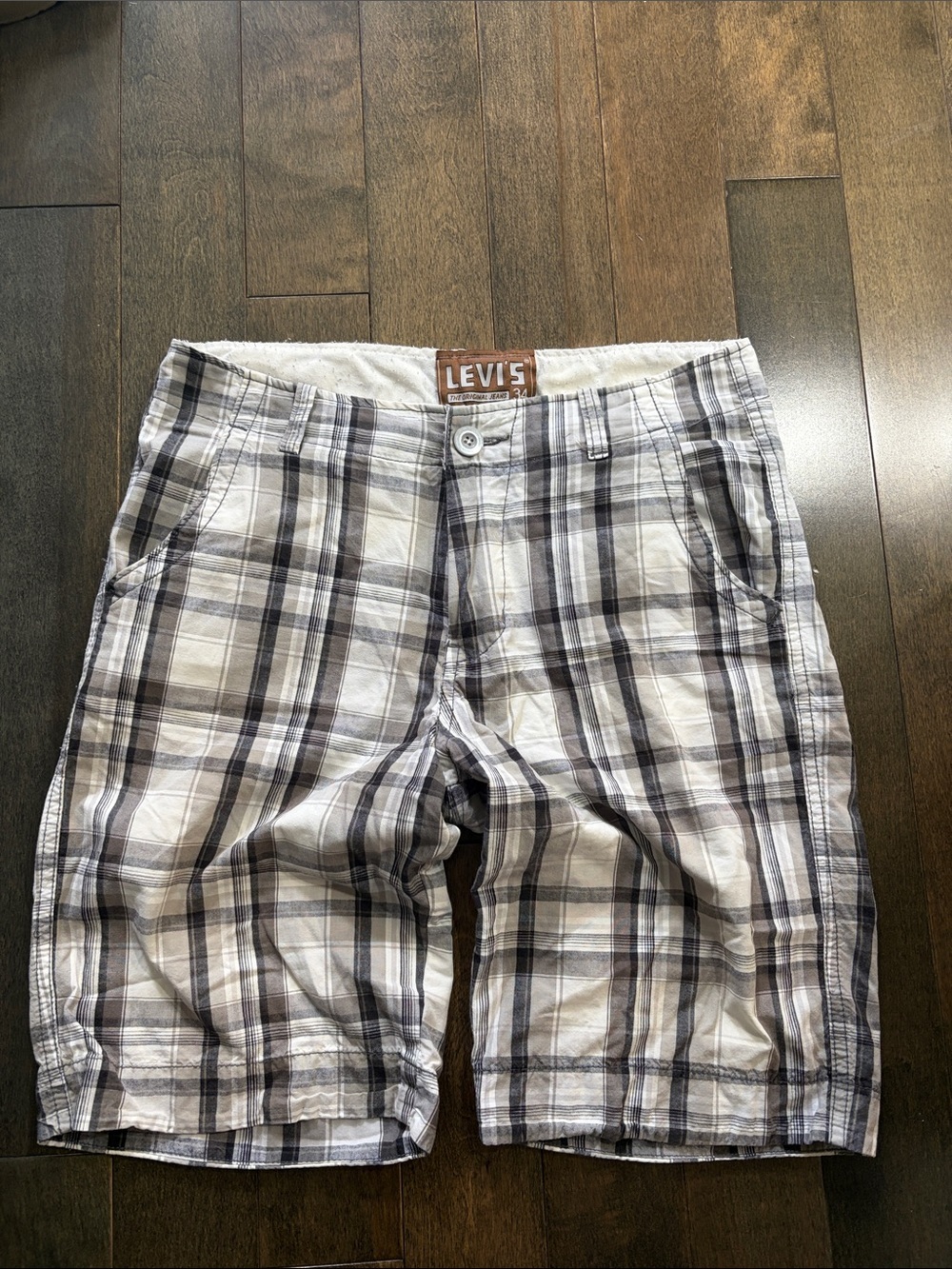 Levi's 90s Plaid y2k Shorts